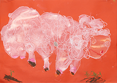 入選 年中 上村優陽 「動物の絵」